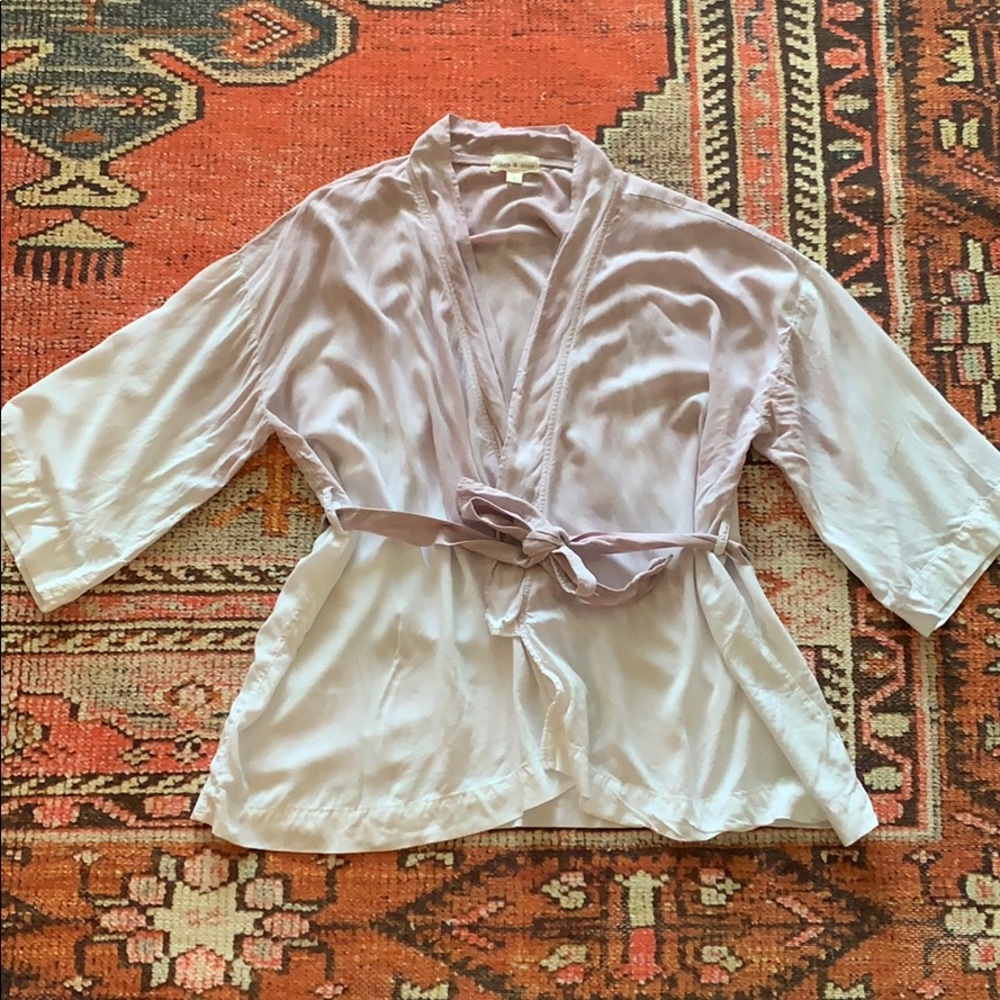 Blush ombré kimono